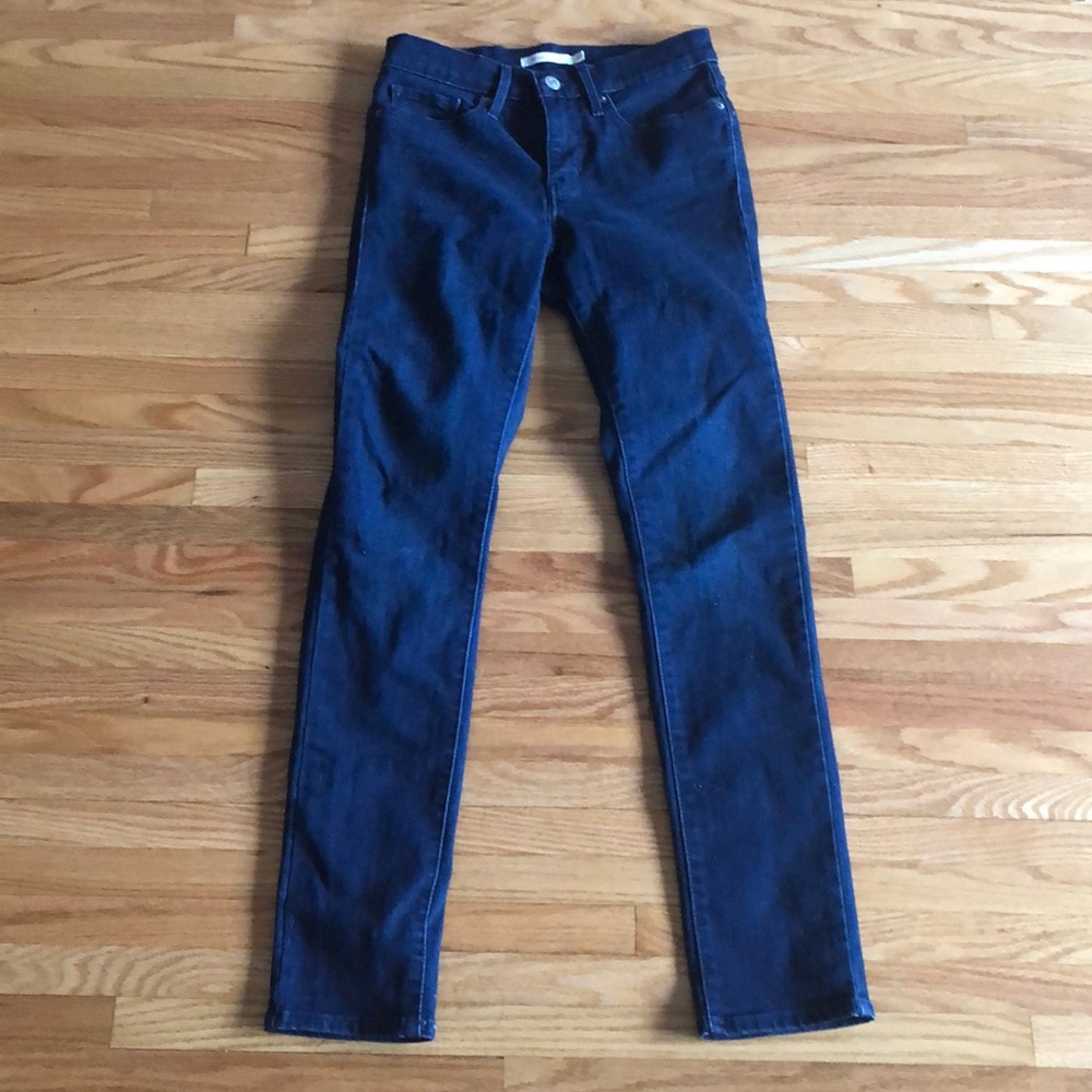 Levi’s dark 311 shaping skinny jeans